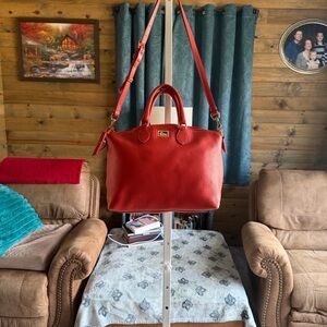 Vibrant Red Satchel Bag